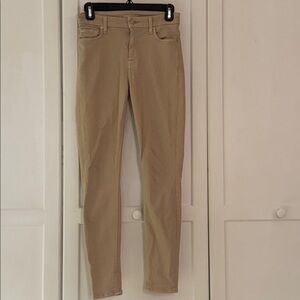 7 For All Mankind The Slim Illusion High Waist Ankle Skinny in Buff ❣️ Rare